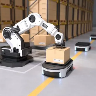 Automatyczne pojazdy magazynowe (AGV/AMR). Inteligentny transport, który zwiększa wydajność magazynu