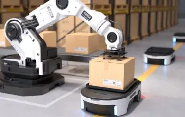 Automatyczne pojazdy magazynowe (AGV/AMR). Inteligentny transport, który zwiększa wydajność magazynu