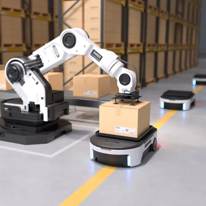 Automatyczne pojazdy magazynowe (AGV/AMR). Inteligentny transport, który zwiększa wydajność magazynu